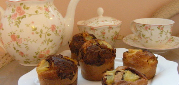 Маффины с маскарпоне и ананасами
