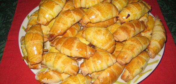 Творожные рогалики (с разнообразной начинкой!) (вариант)