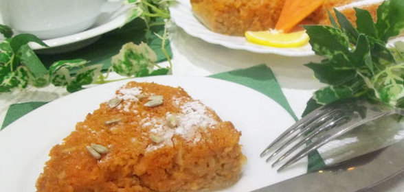 Тыквенная запеканка с яблоками