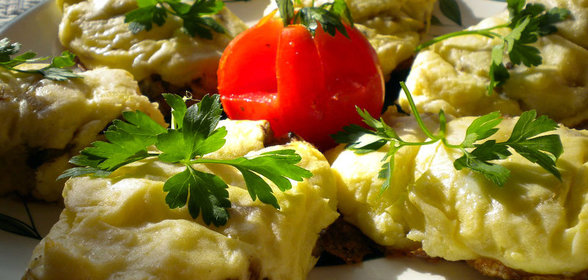 Картофельные пирожки с грибами