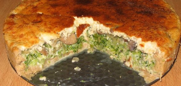 запеканка с брокколи