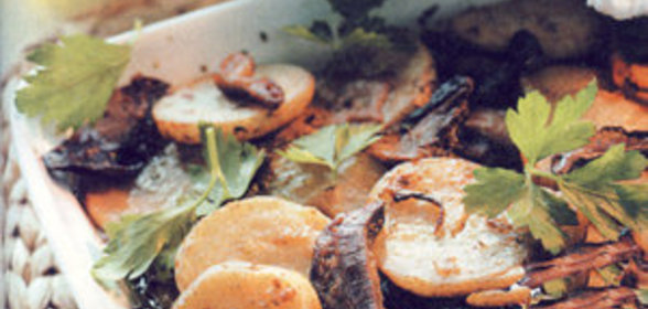Картошка с грибами (бульба)