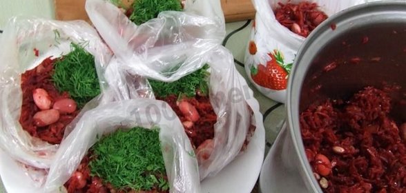 Заправка для борща замороженная