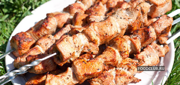 Шашлык из филе индейки
