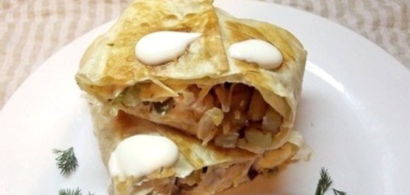 Шаурма с грибами