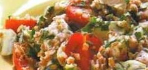 Лосось с перечным соусом