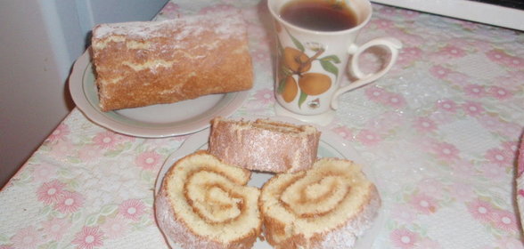 Рулет- лимонная радость