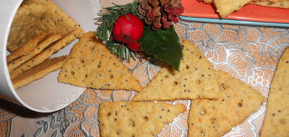 Сырное печенье с киноа