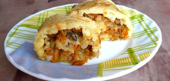 Постный картофельный рулет