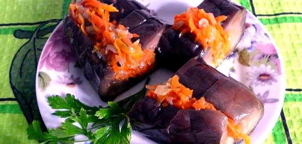Баклажаны квашеные фаршированные