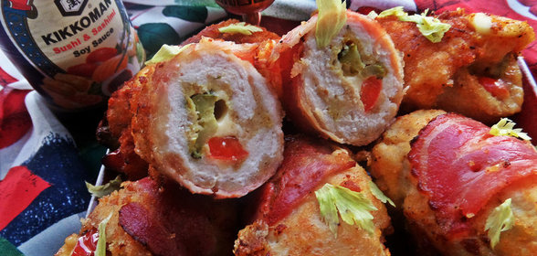 Куриные рулетики во фритюре