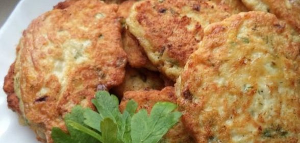 Куриные котлетки с сыром и укропом