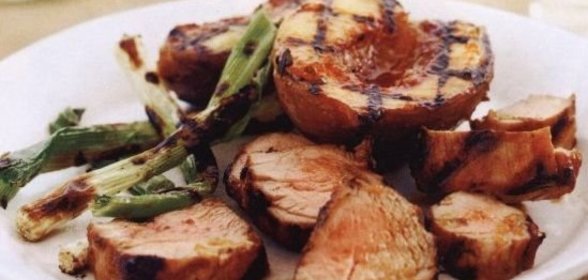 Бутерброды с мясом и белыми грибами
