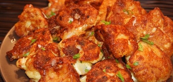 Цветная капуста в сырном кляре
