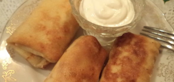 Бутерброды с картофелем, сельдью и луком