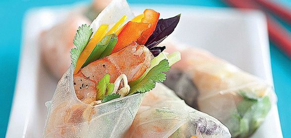 Вьетнамские роллы с креветками