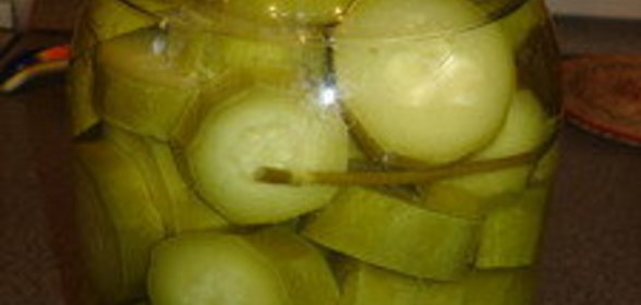 Маринованные кабачки в прок