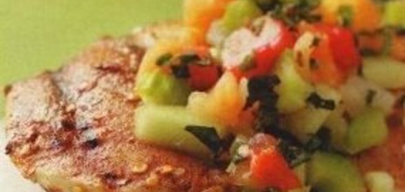 Гренки с грибным соусом