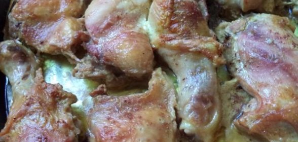 Птица домашняя жареная (курица, утка, гусь, индейка).