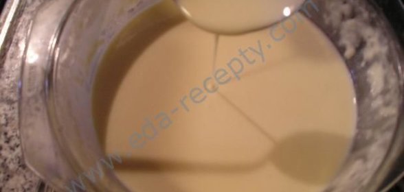 крем из сметаны и сгущенки для торта