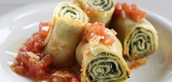 Роллы из пасты