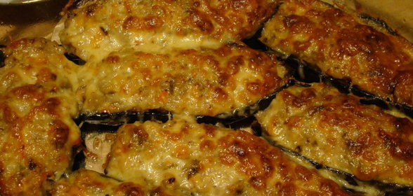 Баклажанные лодочки