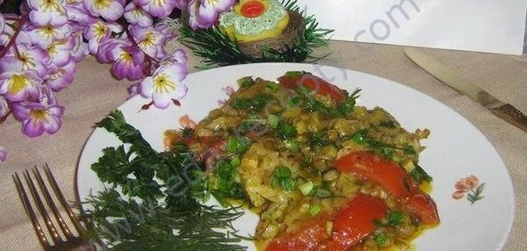 Вегетарианский омлет без яиц