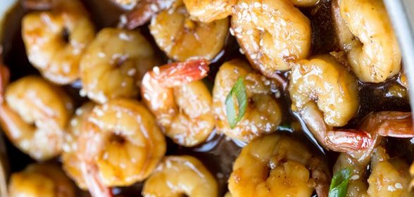 Креветки в соусе Терияки