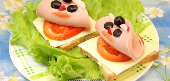 Бутерброды «Кораблики»
