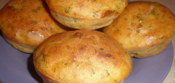 Кексы с лососем (вариант)