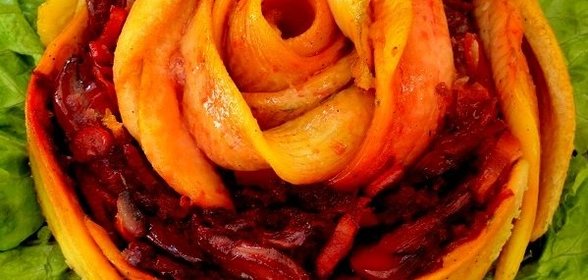 Овощной пирог с рыбой