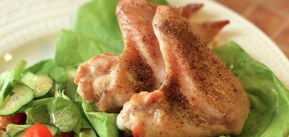 Куриные крылышки с соленым лимоном