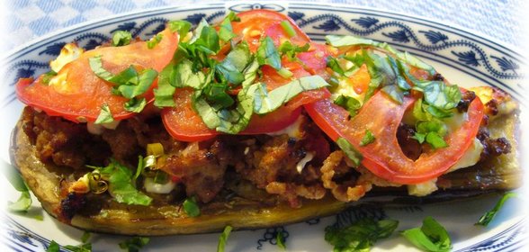 Фаршированные баклажаны