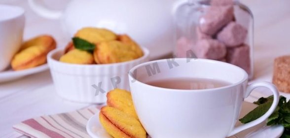 Кукурузное печенье с мятным ганашем