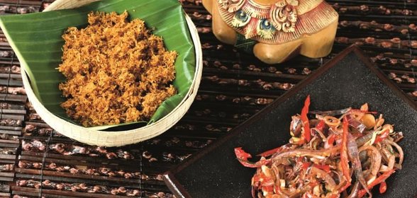 Серунденг, острый тертый кокос