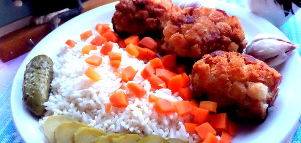 Литовские рубленые котлеты к рису