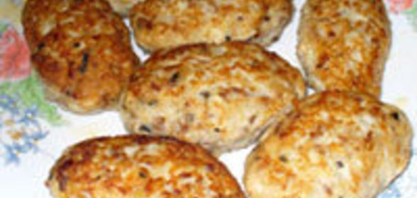Куриные котлетки с сыром