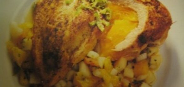 КУРИНЫЕ РУЛЕТИКИ С МАНГО