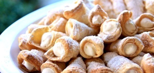 Трубочки с кремом