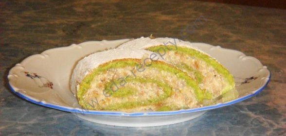 рулет со сливочным сыром
