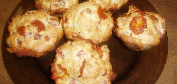 мафины сырно-мясные