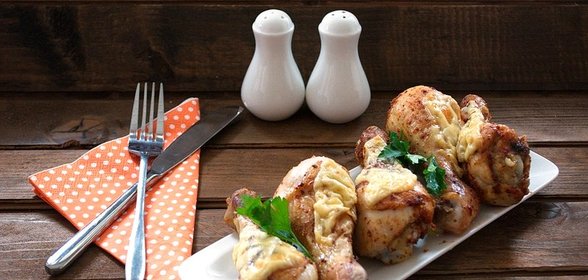 Куриные ножки с сыром