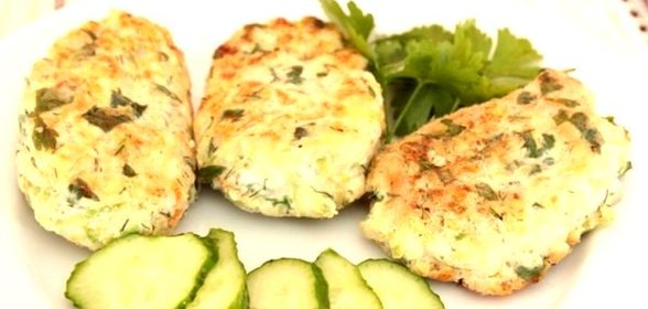 Котлеты из курицы и кабачков