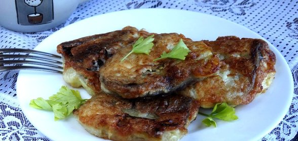 Баклажаны в сырном кляре