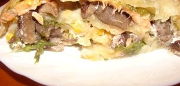 Рулет с сёмгой