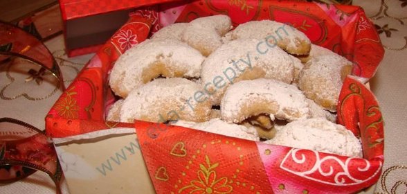 Ванильные рогалики из песочного теста