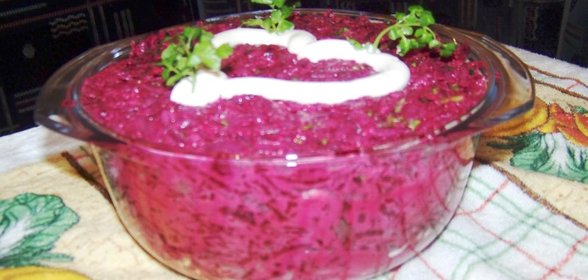свекла в майонезе