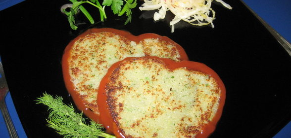 Тыква с омлетом