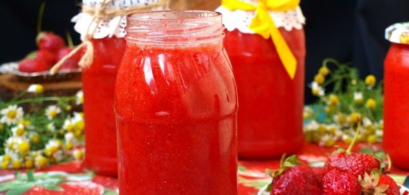 Клубника перетёртая с сахаром на зиму