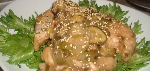 Курица с фейхоа